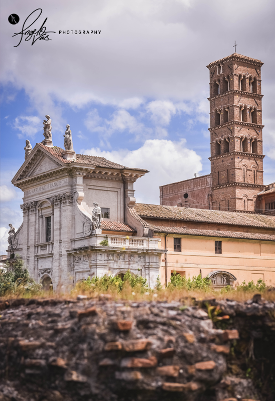 Santa Francesca Romana Bell Tower - Rome, Italy