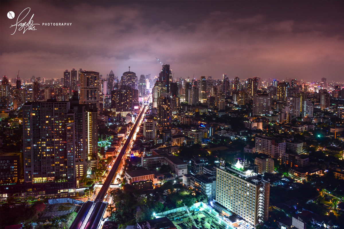 Night Cityscape - Bangkok, Thailand