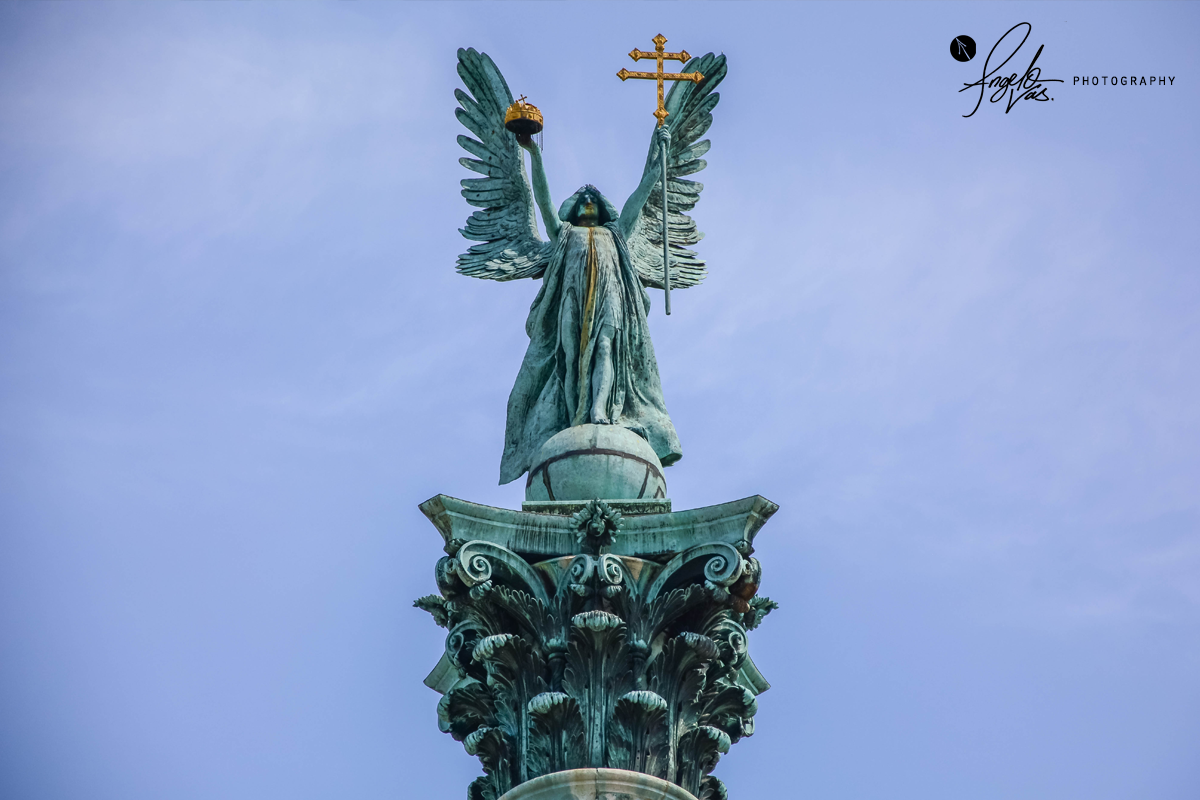 Archangel Gabriel Statue - Budapest, Hungary