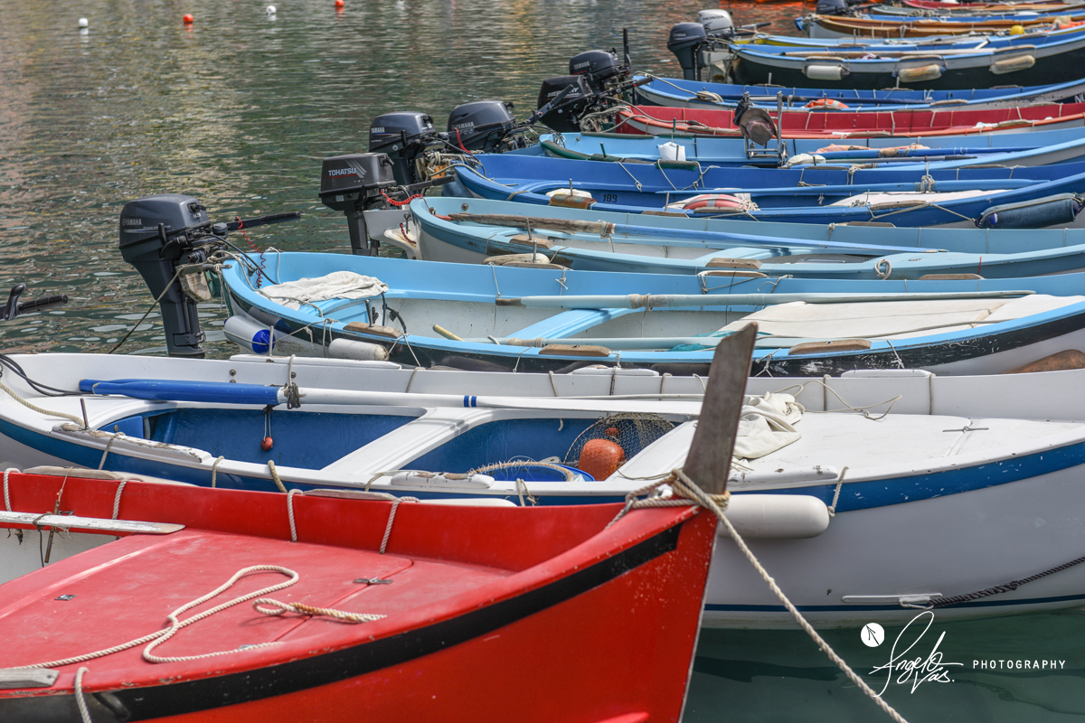 Fishing Boats - Cinque Terre, Italy
