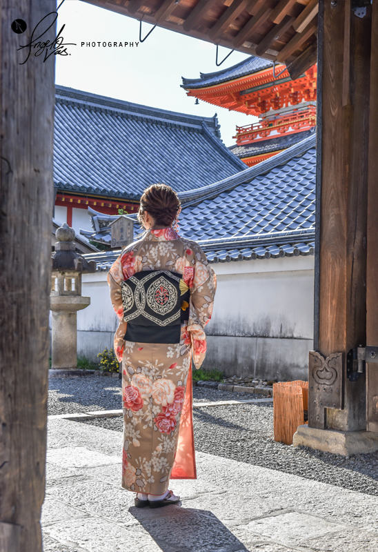 Geisha Standing Idle - Kyoto, Japan