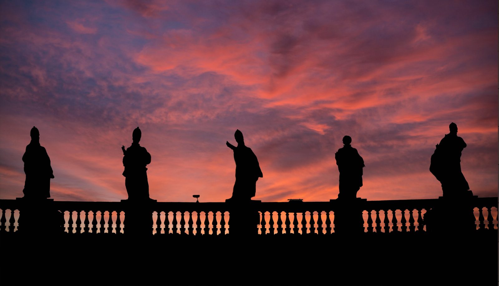 Angelo Vas Photography - Vatican City Statue Silhouettes Hero Slider