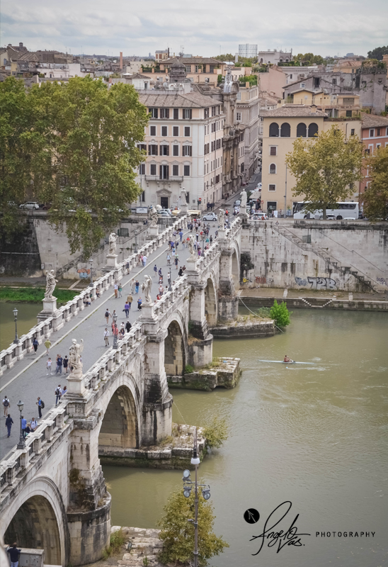 Ponte Sant Angelo - Rome, Italy